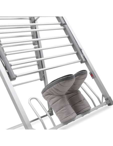 Corde à Linge Électrique Pliante 30 Barres
