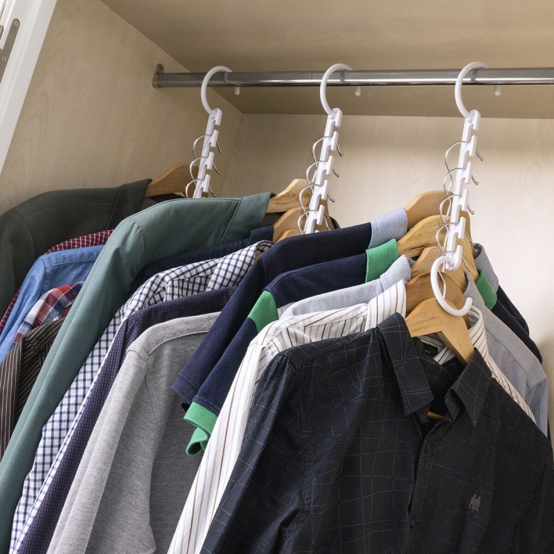 Organisateur de Cintres 24 pièces – Rangement vertical + gain de place