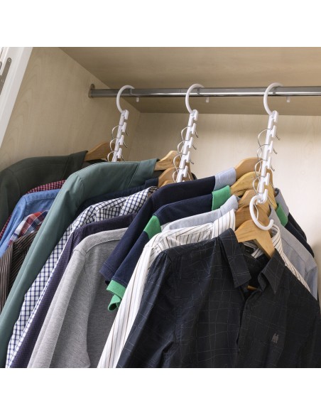 Organisateur de Cintres 24 pièces – Rangement vertical + gain de place