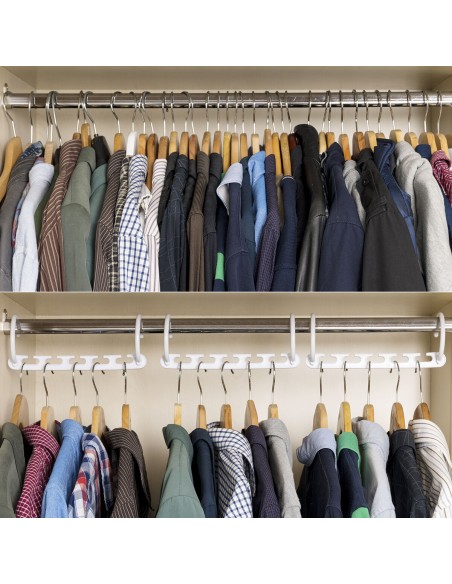 Organisateur de Cintres 24 pièces – Rangement vertical + gain de place