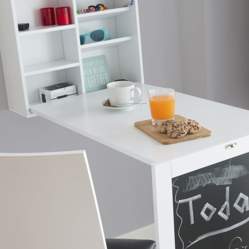 Bureau Mural Rabattable – Gain de place + design minimaliste