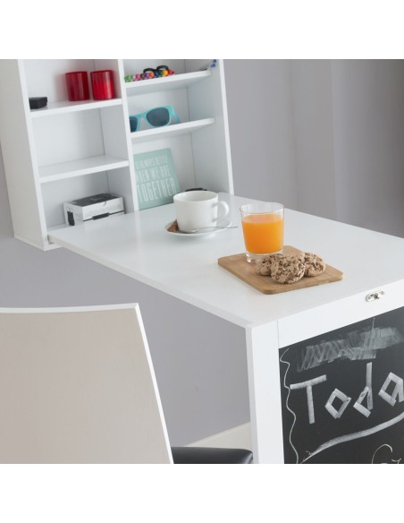 Bureau Mural Rabattable – Gain de place + design minimaliste