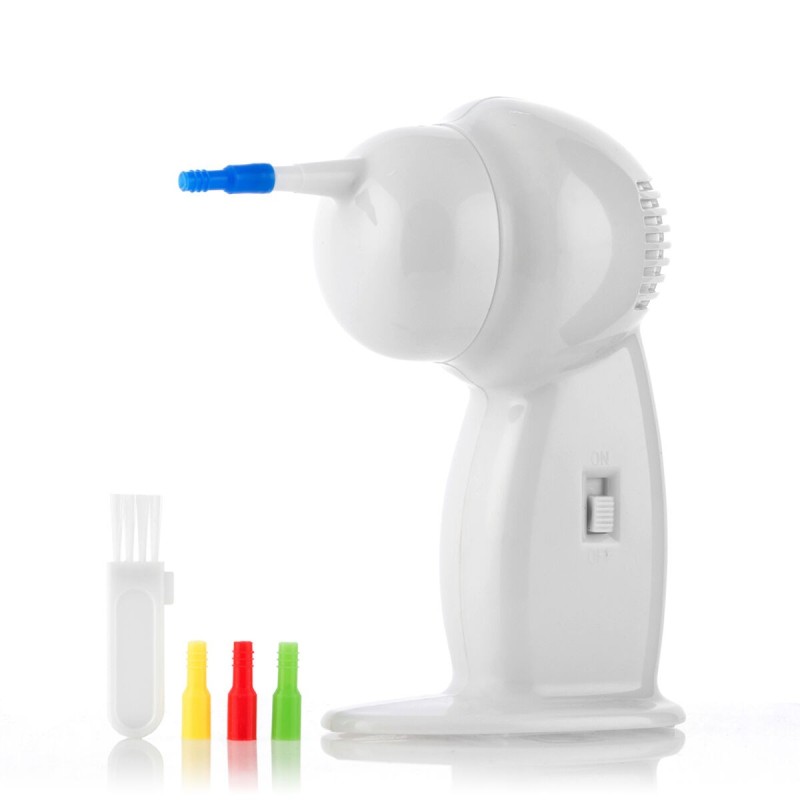 Nettoyeur électrique réutilisable oreilles InnovaGoods – Hygiène auriculaire douce