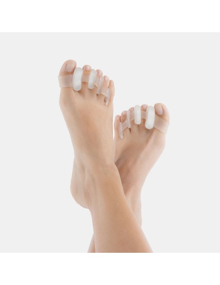 Séparateurs d’orteils gel relaxants InnovaGoods (2 unités) – Confort et détente des pieds