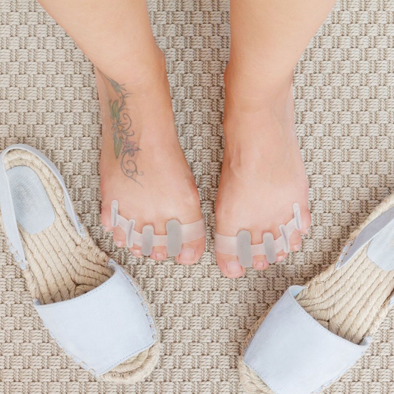 Séparateurs d’orteils gel relaxants InnovaGoods (2 unités) – Confort et détente des pieds