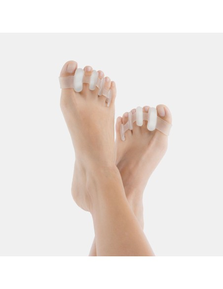 Séparateurs d’orteils gel relaxants InnovaGoods (2 unités) – Confort et détente des pieds