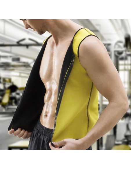 Gilet de Sport Effet Sauna Homme Passwa InnovaGoods – Sudation & Performance