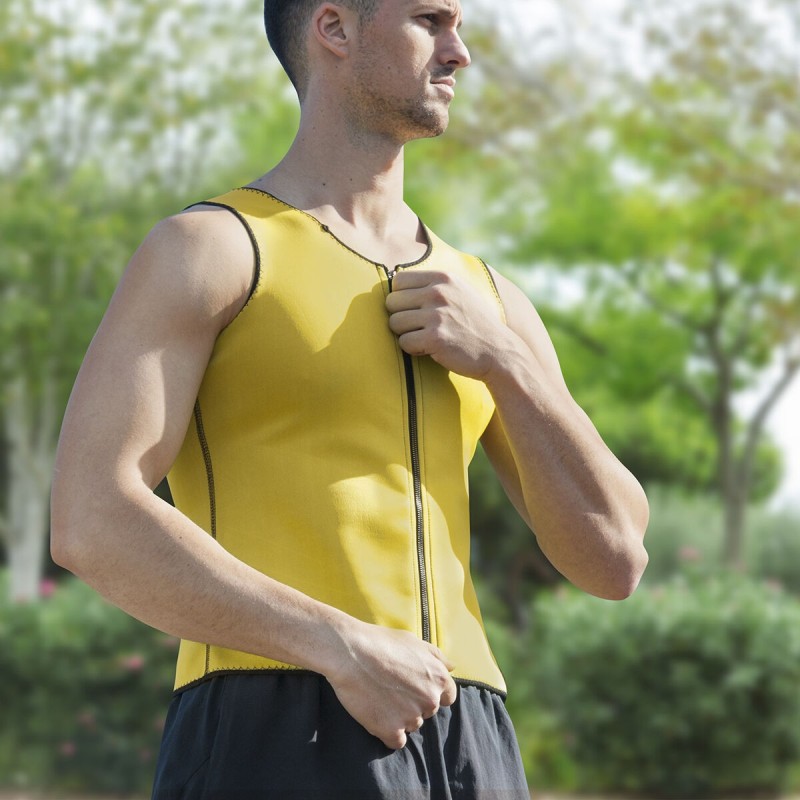 Gilet de Sport Effet Sauna Homme Passwa InnovaGoods – Sudation & Performance