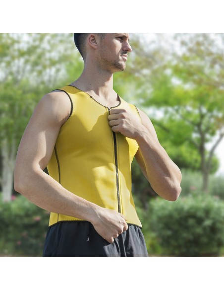 Gilet de Sport Effet Sauna Homme Passwa InnovaGoods – Sudation & Performance