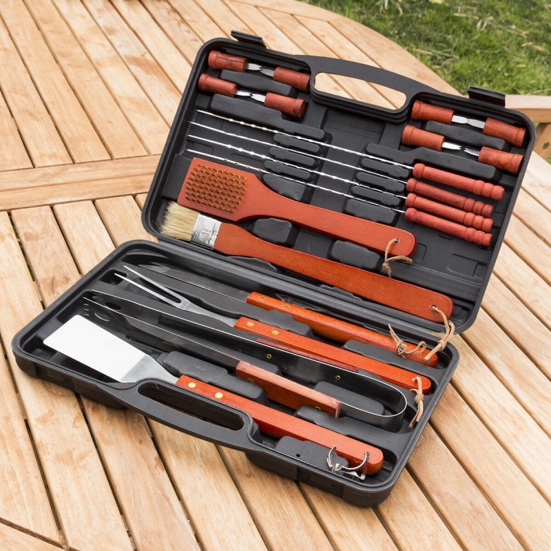 Malette barbecue Barbecase InnovaGoods 18 pièces