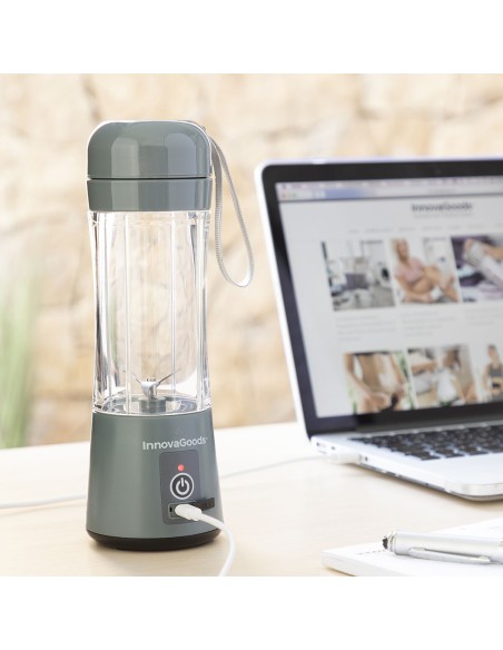 Mixeur Portatif Rechargeable – Smoothies nomades + recharge USB