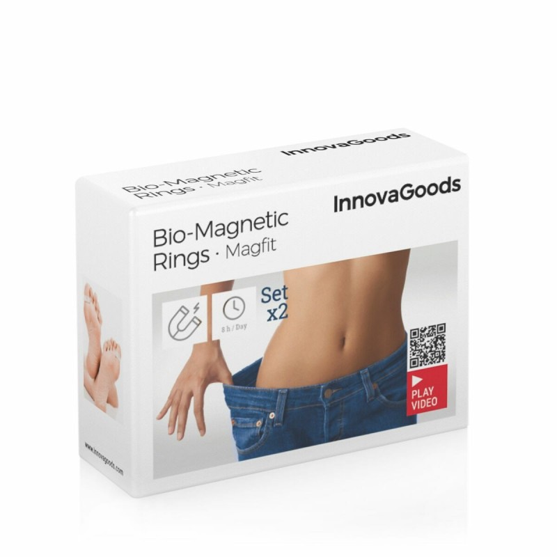 Anneaux magnétiques amincissants Magfit InnovaGoods (2 unités) – Stimulation réflexe du pied