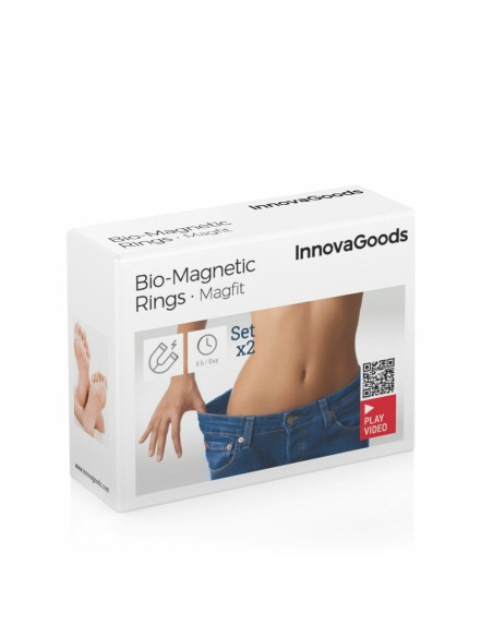 Anneaux magnétiques amincissants Magfit InnovaGoods (2 unités) – Stimulation réflexe du pied