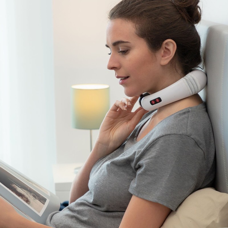 Masseur cou et dos électromagnétique Calmagner InnovaGoods – Relaxation musculaire profonde