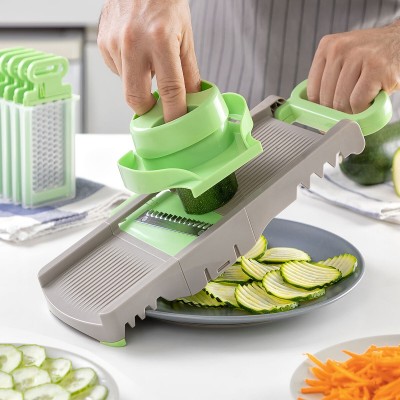 Mandoline‑Râpe Pliable 6‑en‑1 Choppie