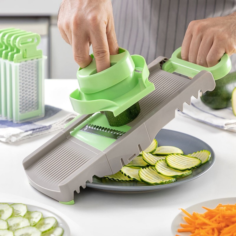 Mandoline‑Râpe Pliable 6‑en‑1 Choppie