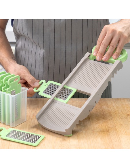 Mandoline‑Râpe Pliable 6‑en‑1 Choppie