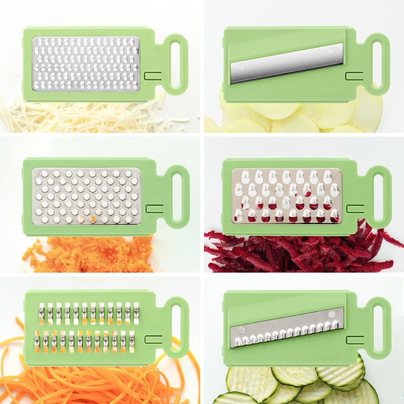 Mandoline‑Râpe Pliable 6‑en‑1 Choppie
