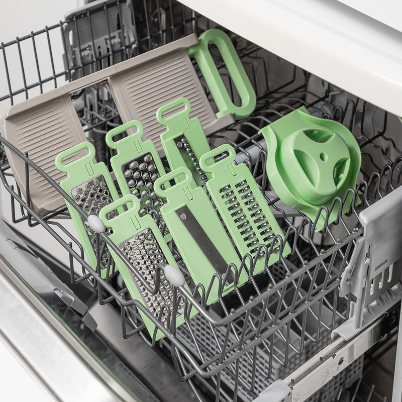 Mandoline‑Râpe Pliable 6‑en‑1 Choppie