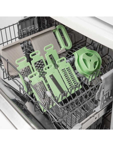Mandoline‑Râpe Pliable 6‑en‑1 Choppie