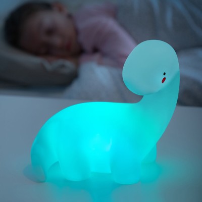 Lampe LED multicolore Dinosaure Lightosaurus InnovaGoods – Veilleuse décorative enfant 2