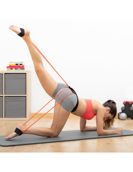Ceinture avec Bandes de Résistance Bootrainer InnovaGoods – Renforcement & Tonification