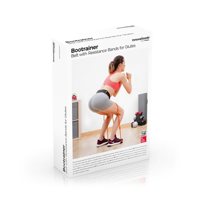Ceinture avec Bandes de Résistance Bootrainer InnovaGoods – Renforcement & Tonification