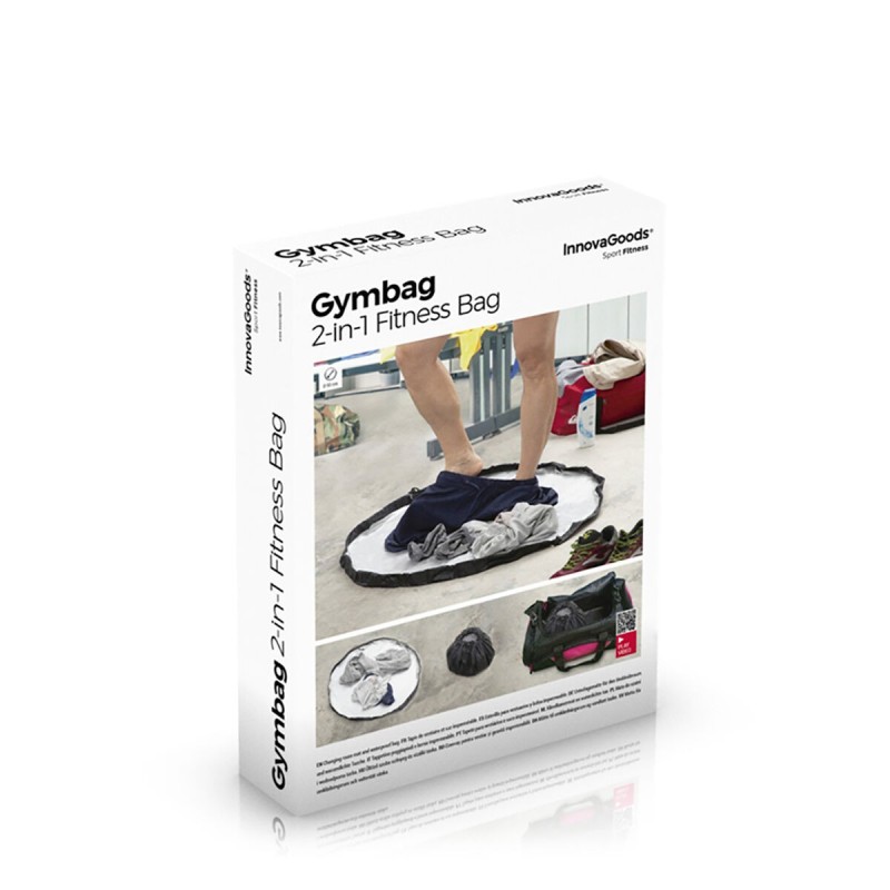 Sac Tapis de Sol Imperméable 2‑en‑1 Gymbag InnovaGoods – Transport & Protection