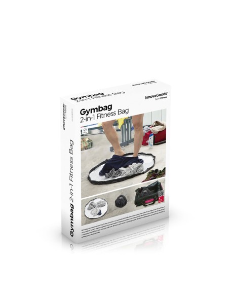 Sac Tapis de Sol Imperméable 2‑en‑1 Gymbag InnovaGoods – Transport & Protection