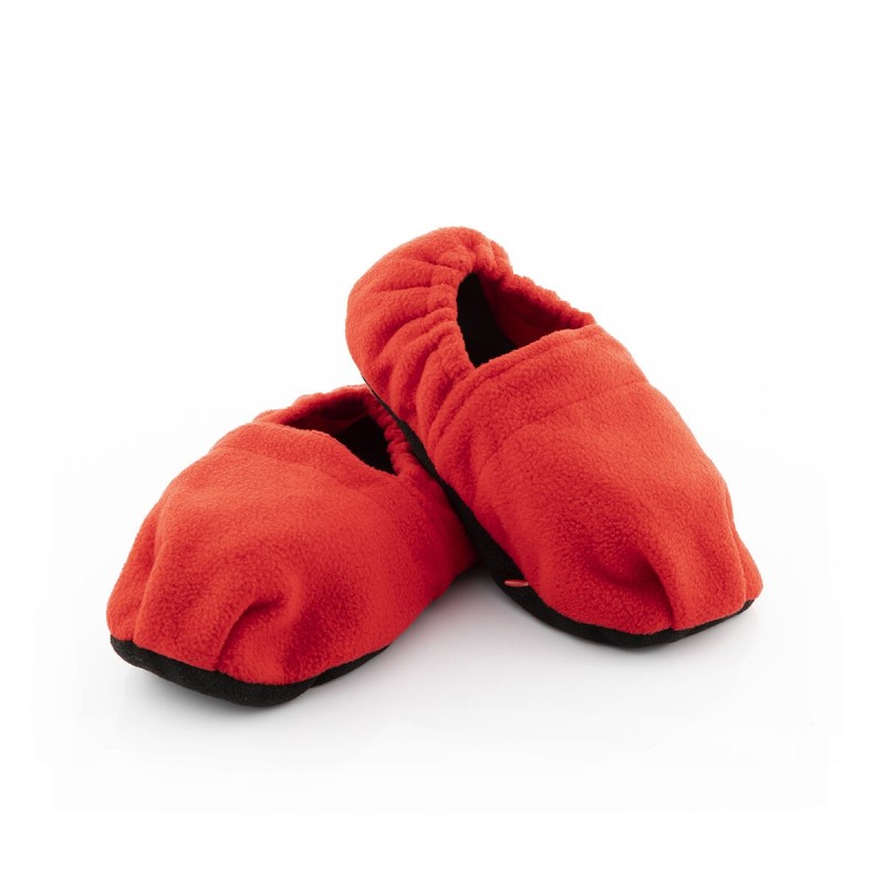 Chaussons chauffants micro-ondes InnovaGoods Rouge – Soulagement thermique des pieds
