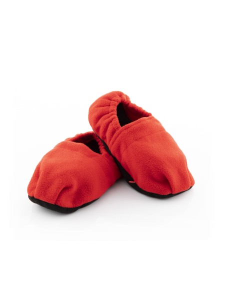 Chaussons chauffants micro-ondes InnovaGoods Rouge – Soulagement thermique des pieds