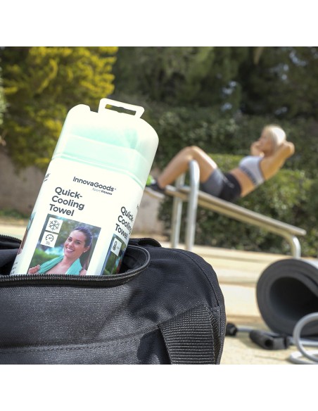 Serviette de Sport Refroidissement Instantané Effet Glace InnovaGoods