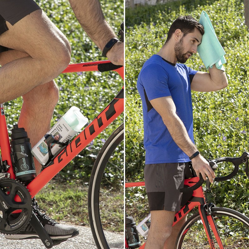 Serviette de Sport Refroidissement Instantané Effet Glace InnovaGoods