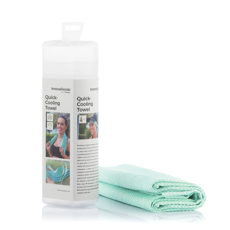Serviette de Sport Refroidissement Instantané Effet Glace InnovaGoods