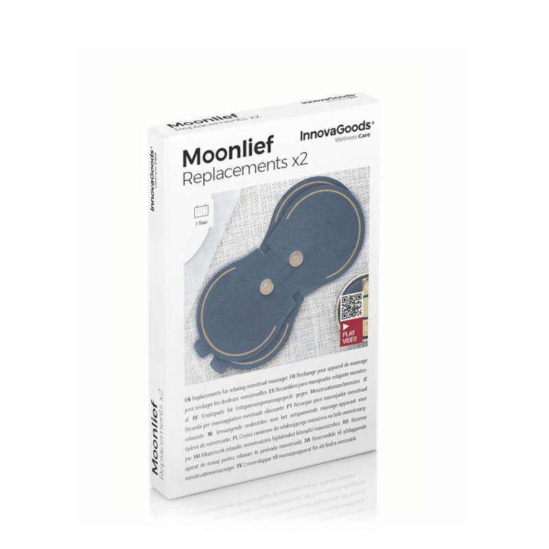 Patchs de rechange Moonlief InnovaGoods (2 unités) – Soulagement des douleurs menstruelles