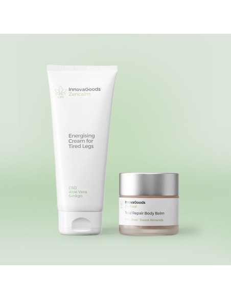 Pack réparateur CBD InnovaGoods – Nourrissant et apaisant