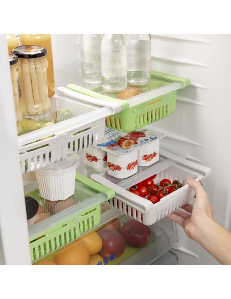 Rangement Réglable pour Réfrigérateur Friwer (2 unités)