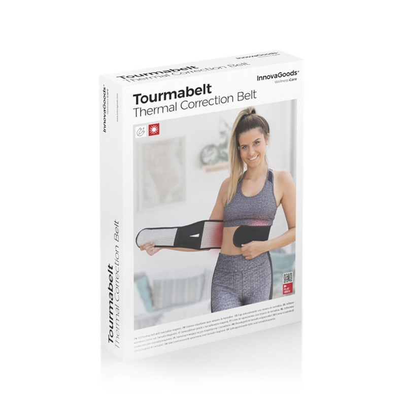 Bande thermique tourmaline InnovaGoods – Soulagement lombaire et correction posturale
