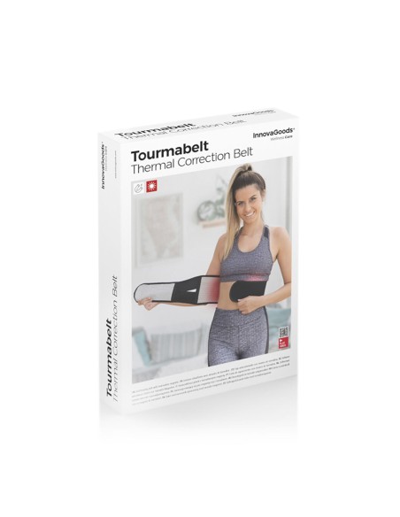 Bande thermique tourmaline InnovaGoods – Soulagement lombaire et correction posturale