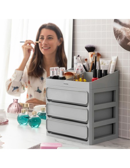 Organisateur Makeser – 3 tiroirs & plateau