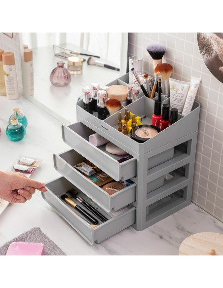 Organisateur Makeser – 3 tiroirs & plateau