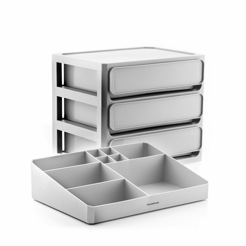 Organisateur Makeser – 3 tiroirs & plateau