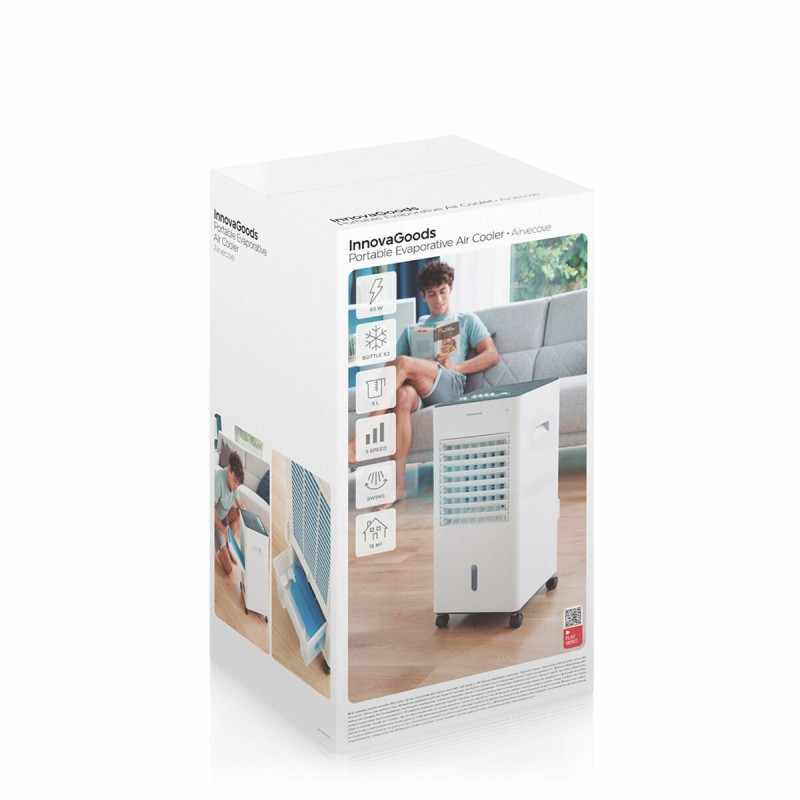 Climatiseur à évaporation Airvecove 5 L 65 W – Rafraîchissement naturel