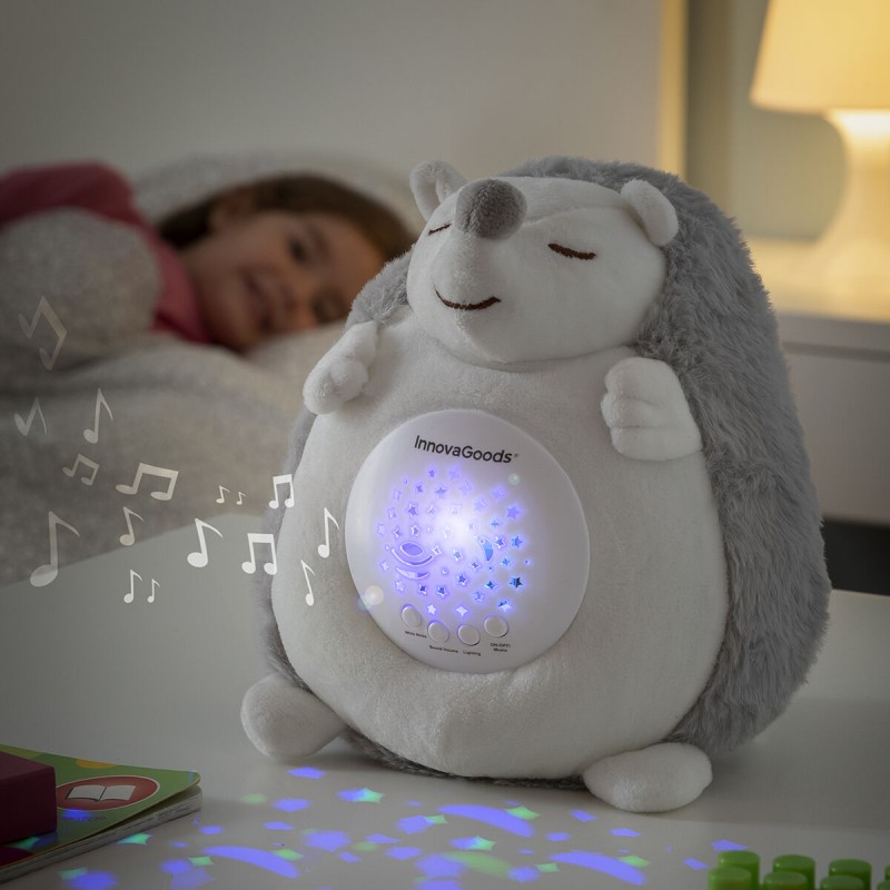 Peluche Hérisson Spikey Bruit Blanc InnovaGoods