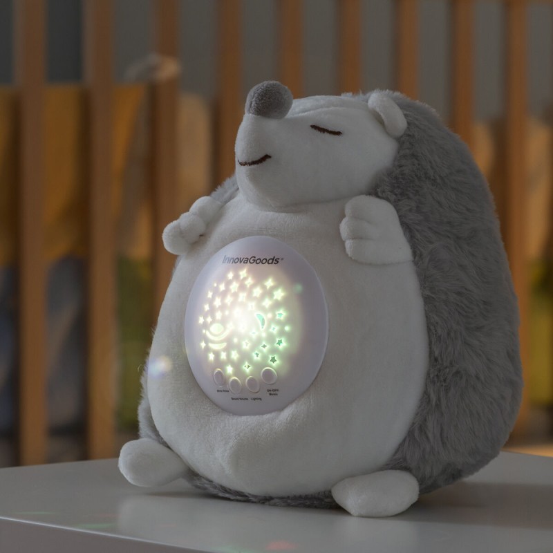 Peluche Hérisson Spikey Bruit Blanc InnovaGoods