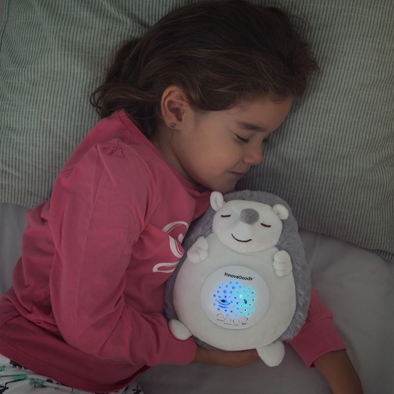 Peluche Hérisson Spikey Bruit Blanc InnovaGoods