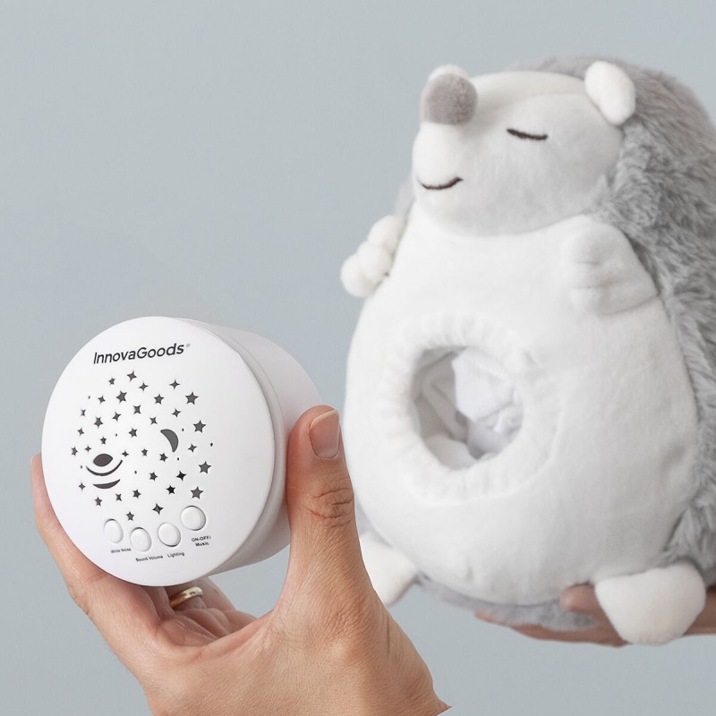Peluche Hérisson Spikey Bruit Blanc InnovaGoods