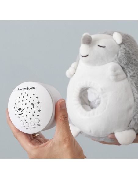 Peluche Hérisson Spikey Bruit Blanc InnovaGoods