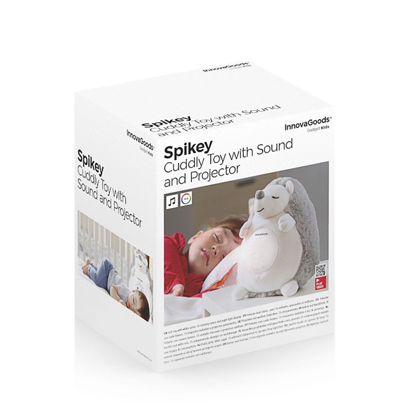 Peluche Hérisson Spikey Bruit Blanc InnovaGoods