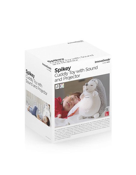 Peluche Hérisson Spikey Bruit Blanc InnovaGoods